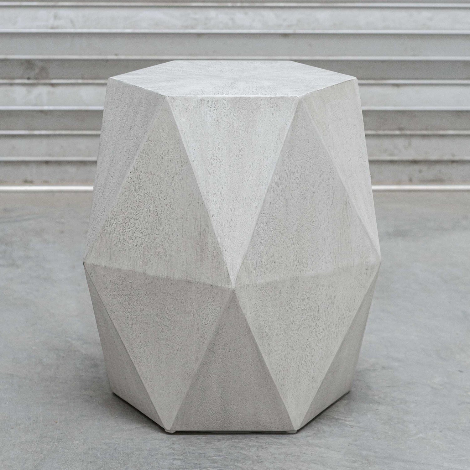 UTTERMOST VOLKER GEOMETRIC ACCENT TABLE - Side