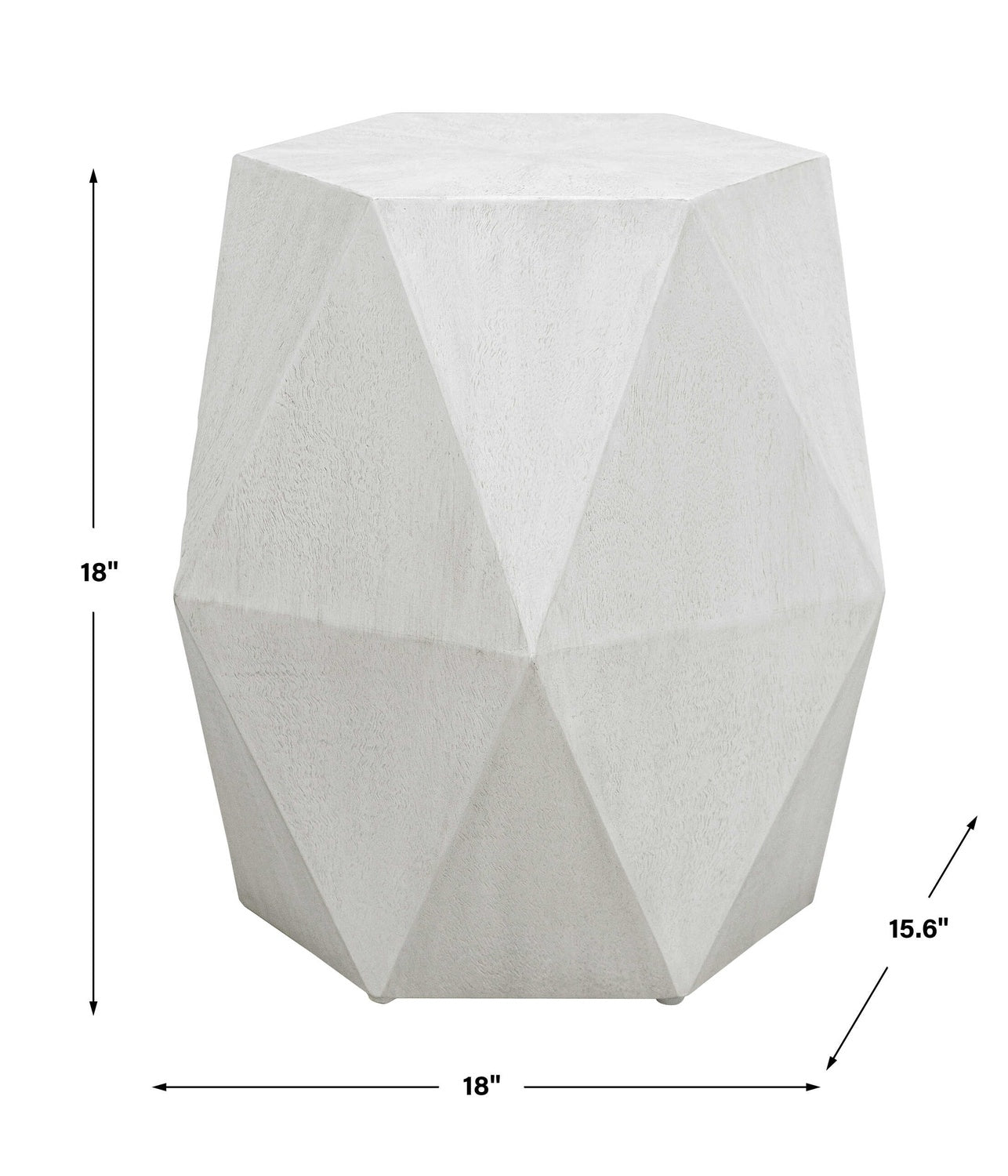 UTTERMOST VOLKER GEOMETRIC ACCENT TABLE - Side
