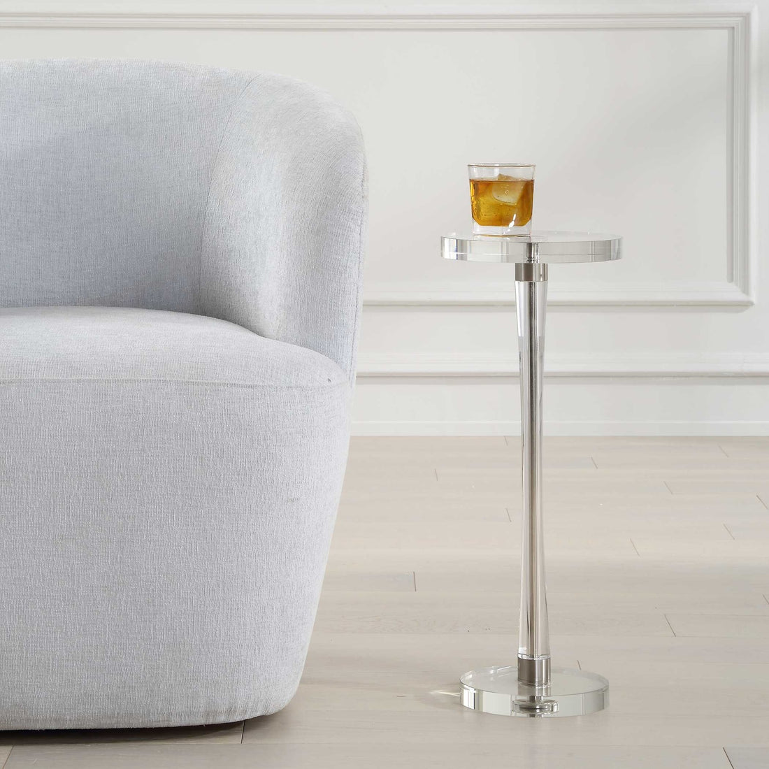 UTTERMOST Pria Crystal Drink Table - Side