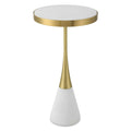 UTTERMOST Apex Concrete Accent Table - Side