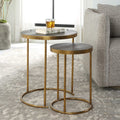 UTTERMOST ARAGON NESTING TABLES - Side