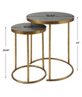 UTTERMOST ARAGON NESTING TABLES - Side
