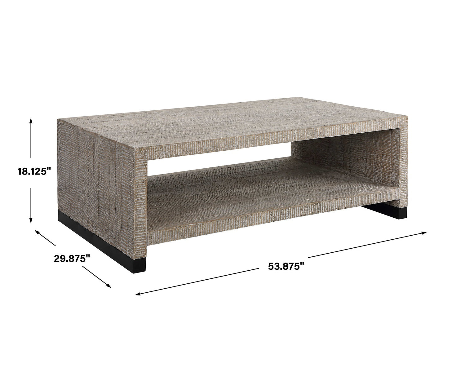 UTTERMOST Bosk Washed Coffee Table - Coffee