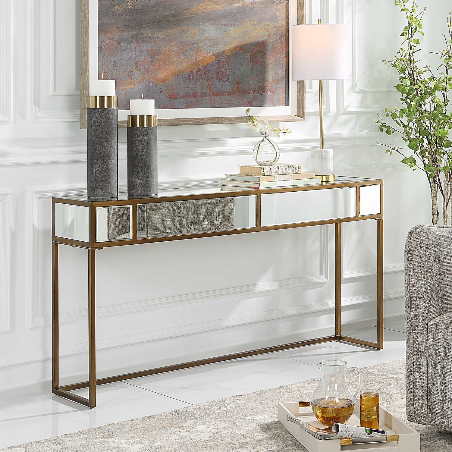 UTTERMOST REFLECT CONSOLE TABLE - Consoles