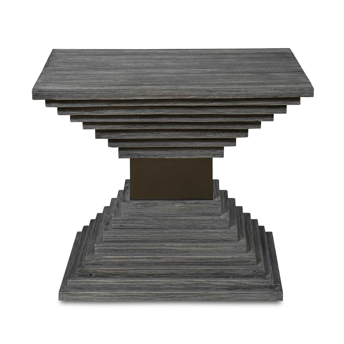 UTTERMOST ANDES GEOMETRIC ACCENT TABLE - Side