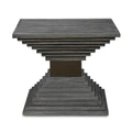 UTTERMOST ANDES GEOMETRIC ACCENT TABLE - Side