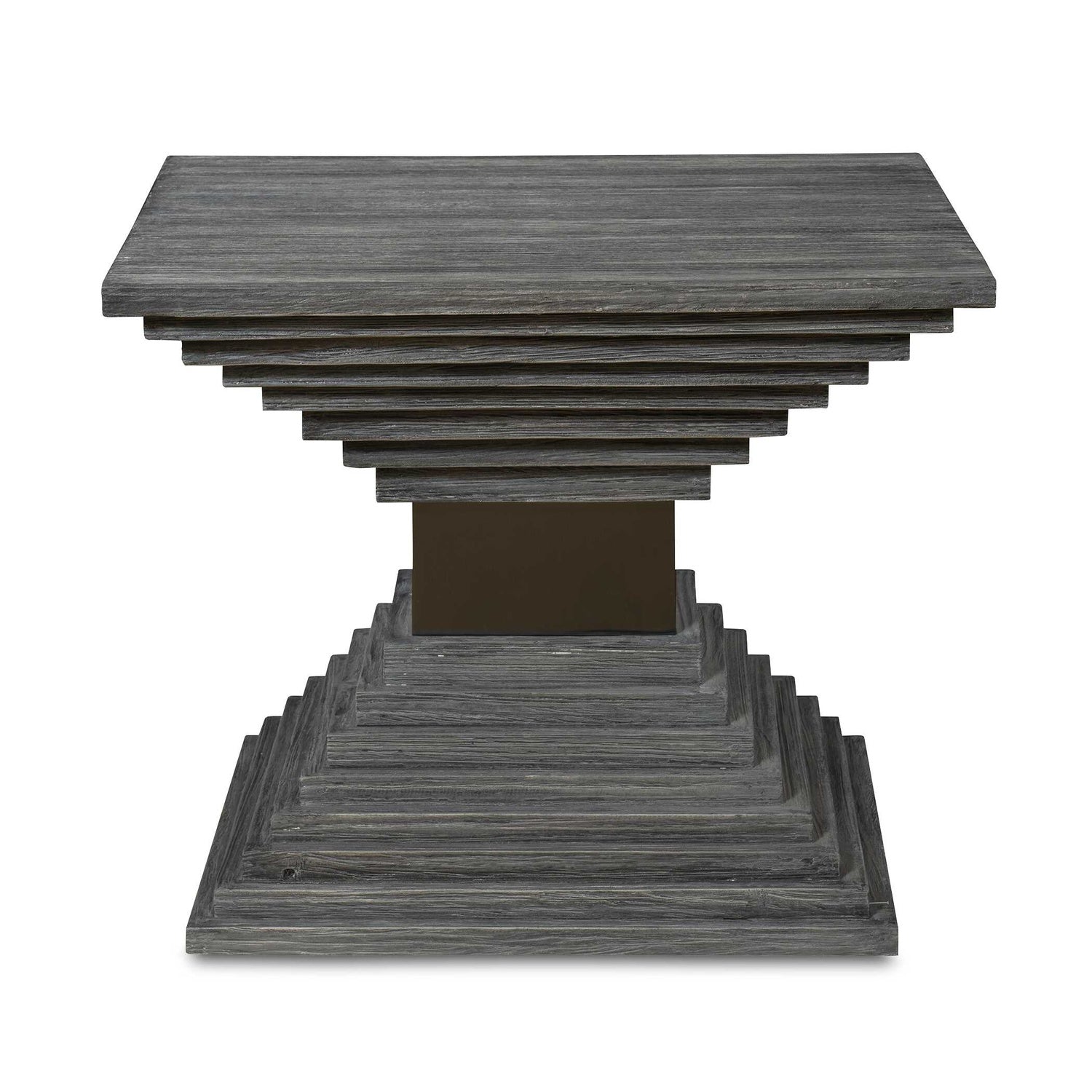 UTTERMOST ANDES GEOMETRIC ACCENT TABLE - Side