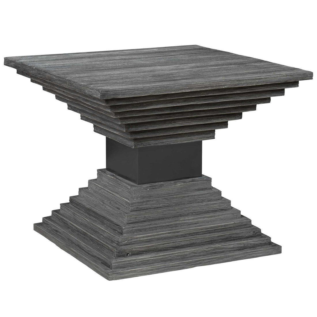 UTTERMOST ANDES GEOMETRIC ACCENT TABLE - Side