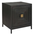 UTTERMOST AIKEN GEOMETRIC CABINET / END TABLE - Cabinets & Bar