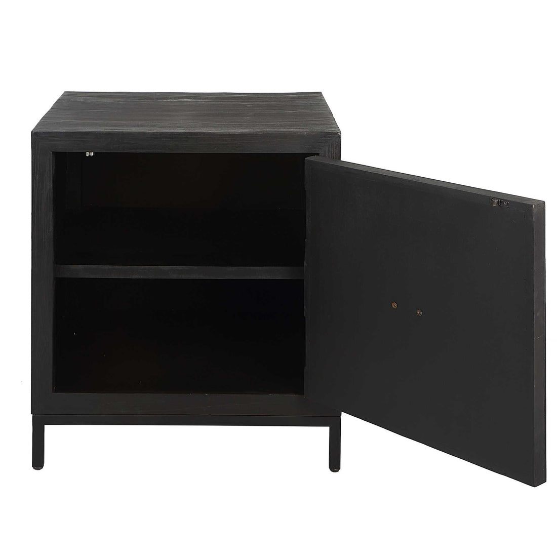 UTTERMOST AIKEN GEOMETRIC CABINET / END TABLE - Cabinets & Bar