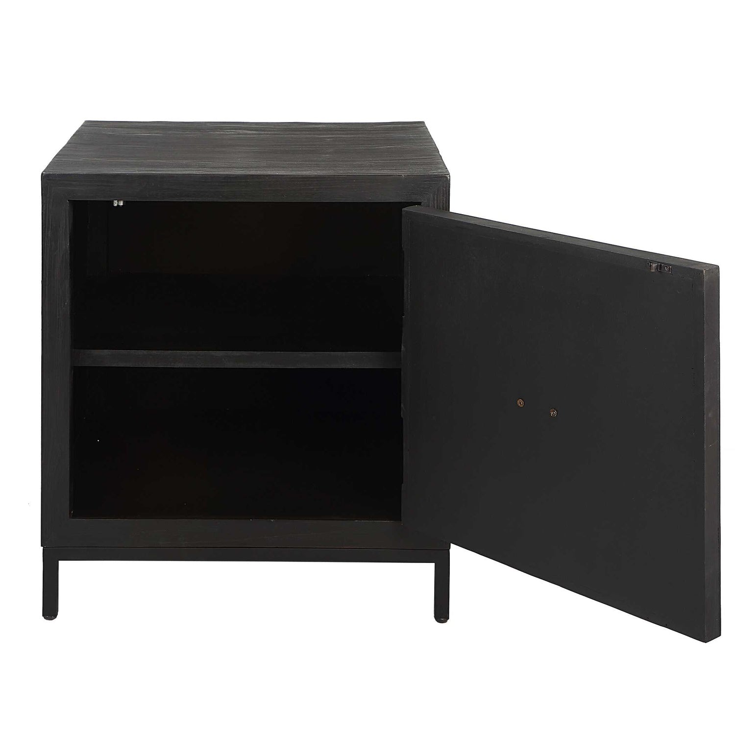 UTTERMOST AIKEN GEOMETRIC CABINET / END TABLE - Cabinets & Bar