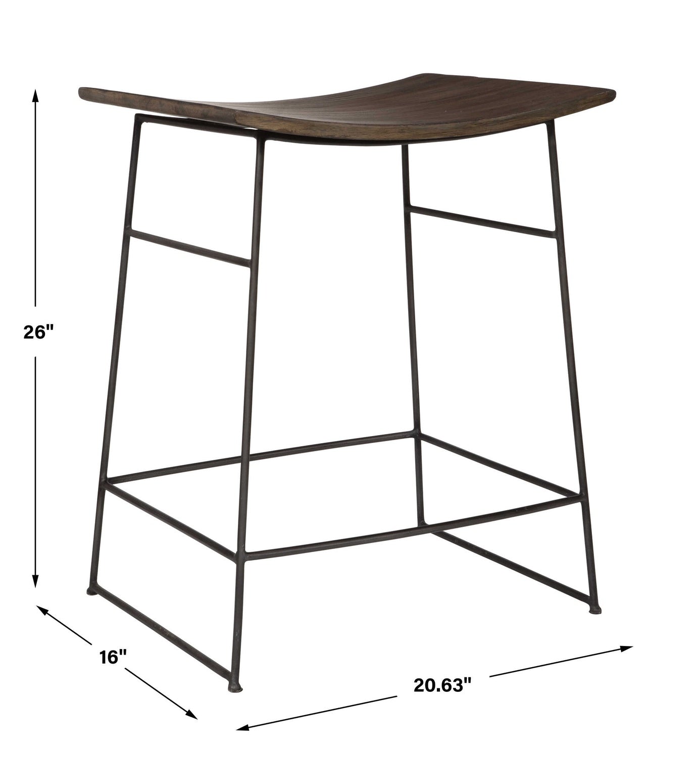 UTTERMOST THURA COUNTER STOOL - Benches, Ottoman, Stools