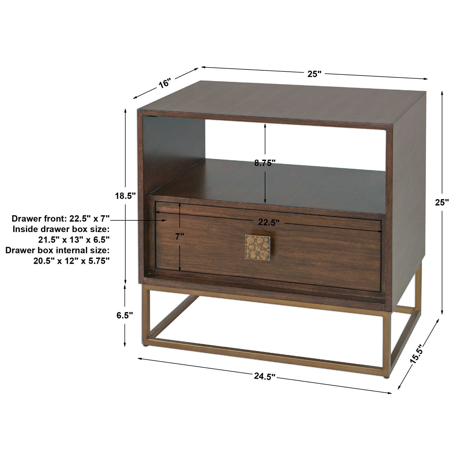 UTTERMOST Bexley Side Table - Side