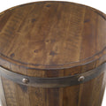 UTTERMOST Ceylon Wine Barrel Side Table - Side