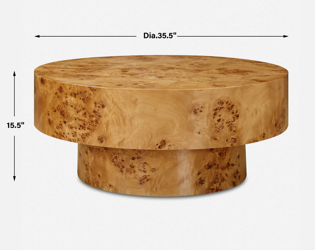 UTTERMOST KNOTS POPLAR COFFEE TABLE - Coffee