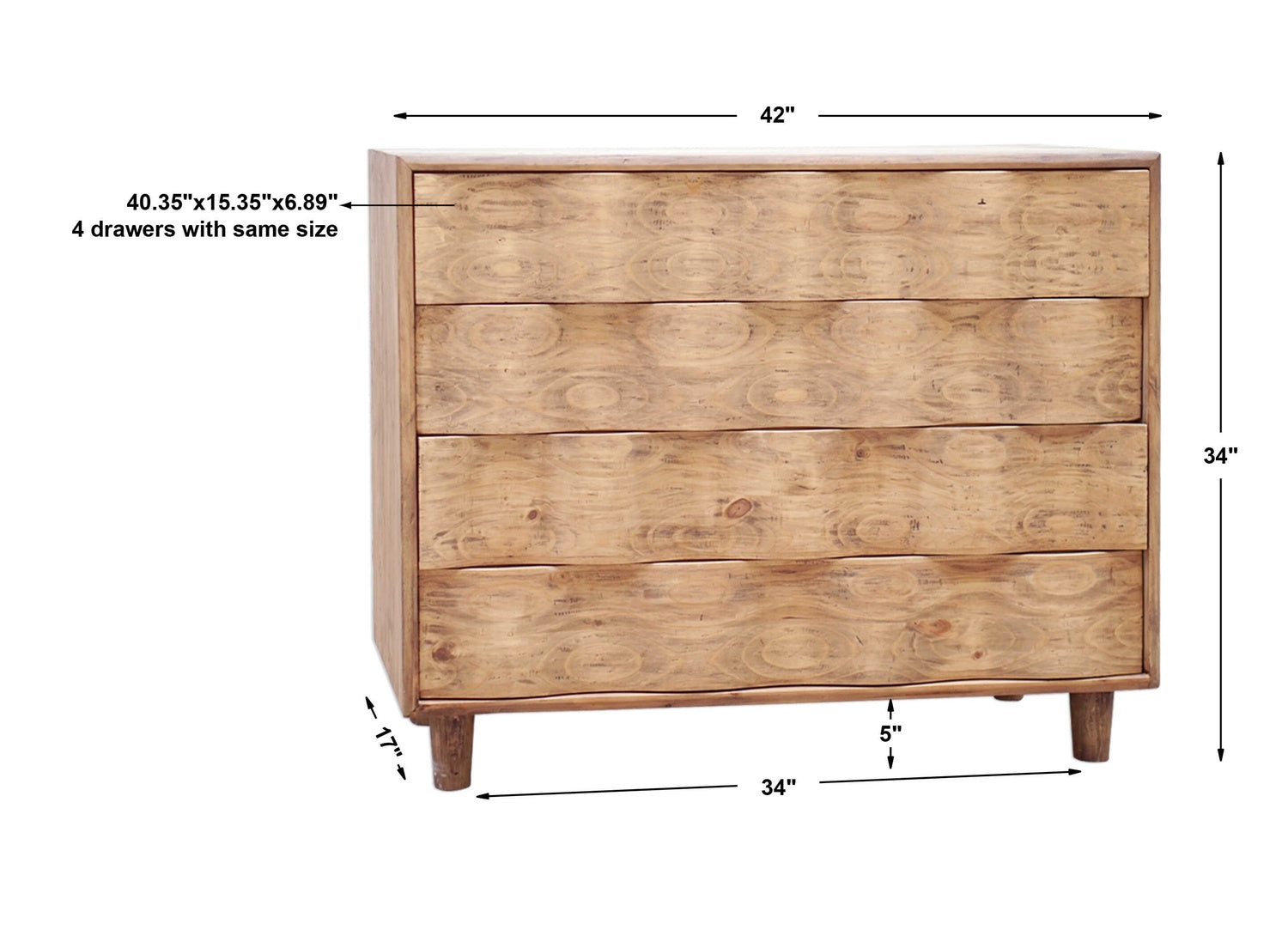 UTTERMOST CRAWFORD ACCENT CHEST - Dressers