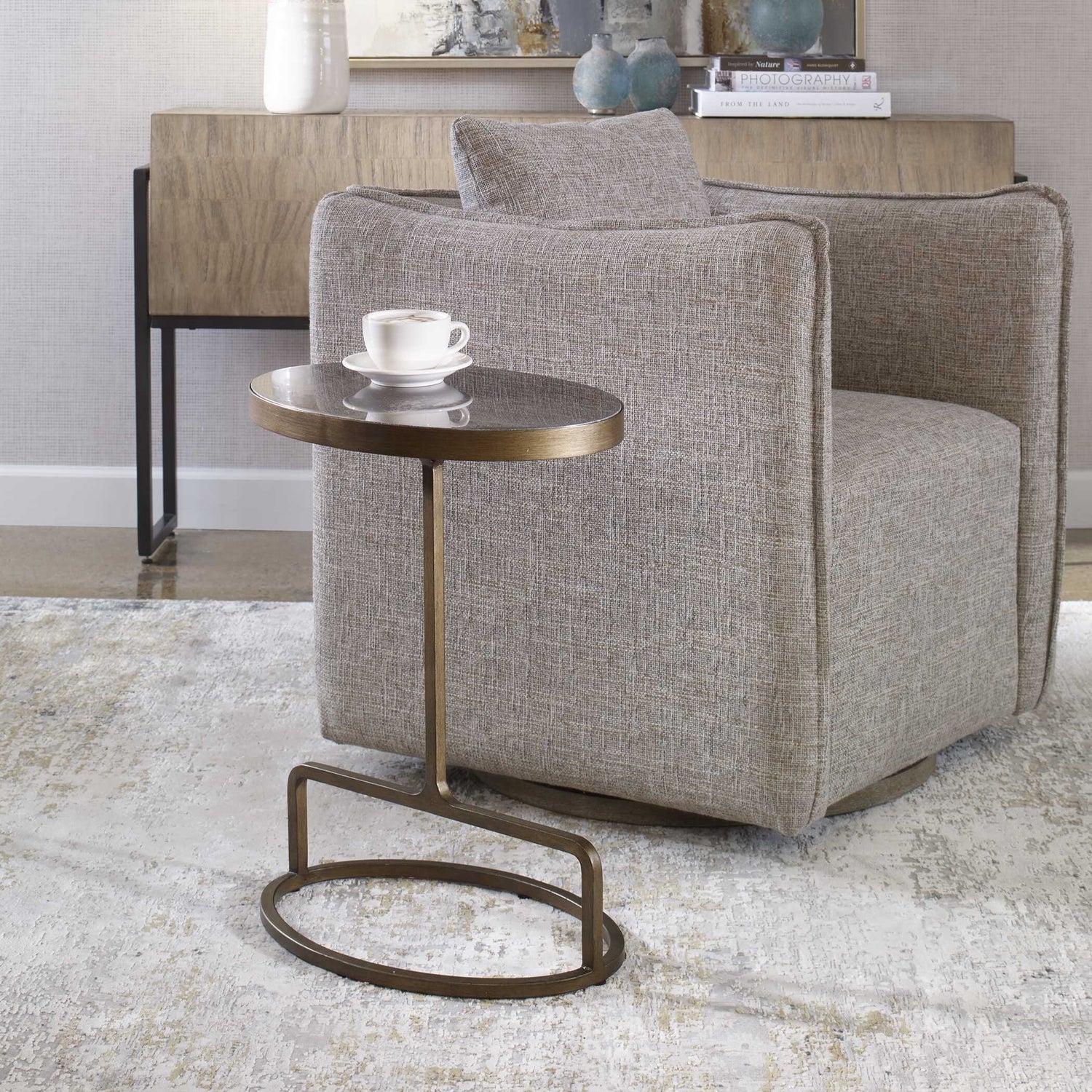 UTTERMOST Jessenia Accent Table - Side