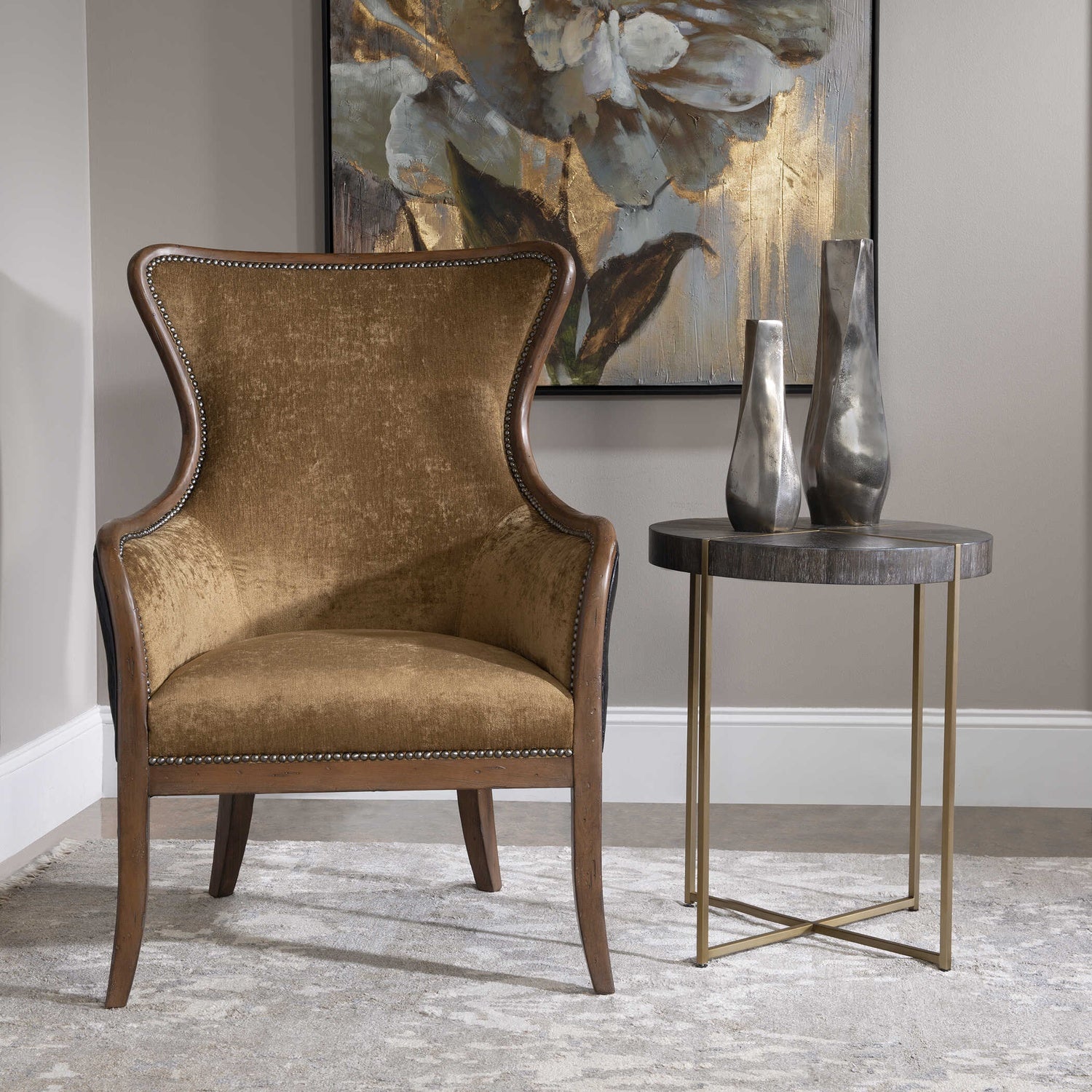 UTTERMOST TAJA ACCENT TABLE - Side
