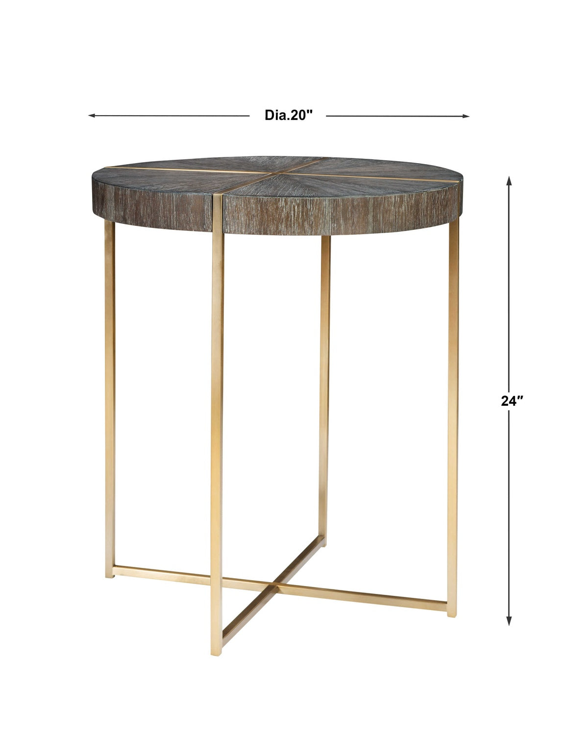 UTTERMOST TAJA ACCENT TABLE - Side