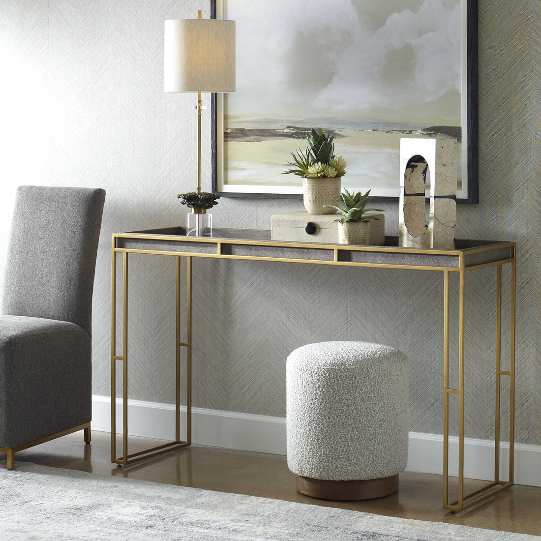 UTTERMOST Cardew Modern Console Table - Consoles