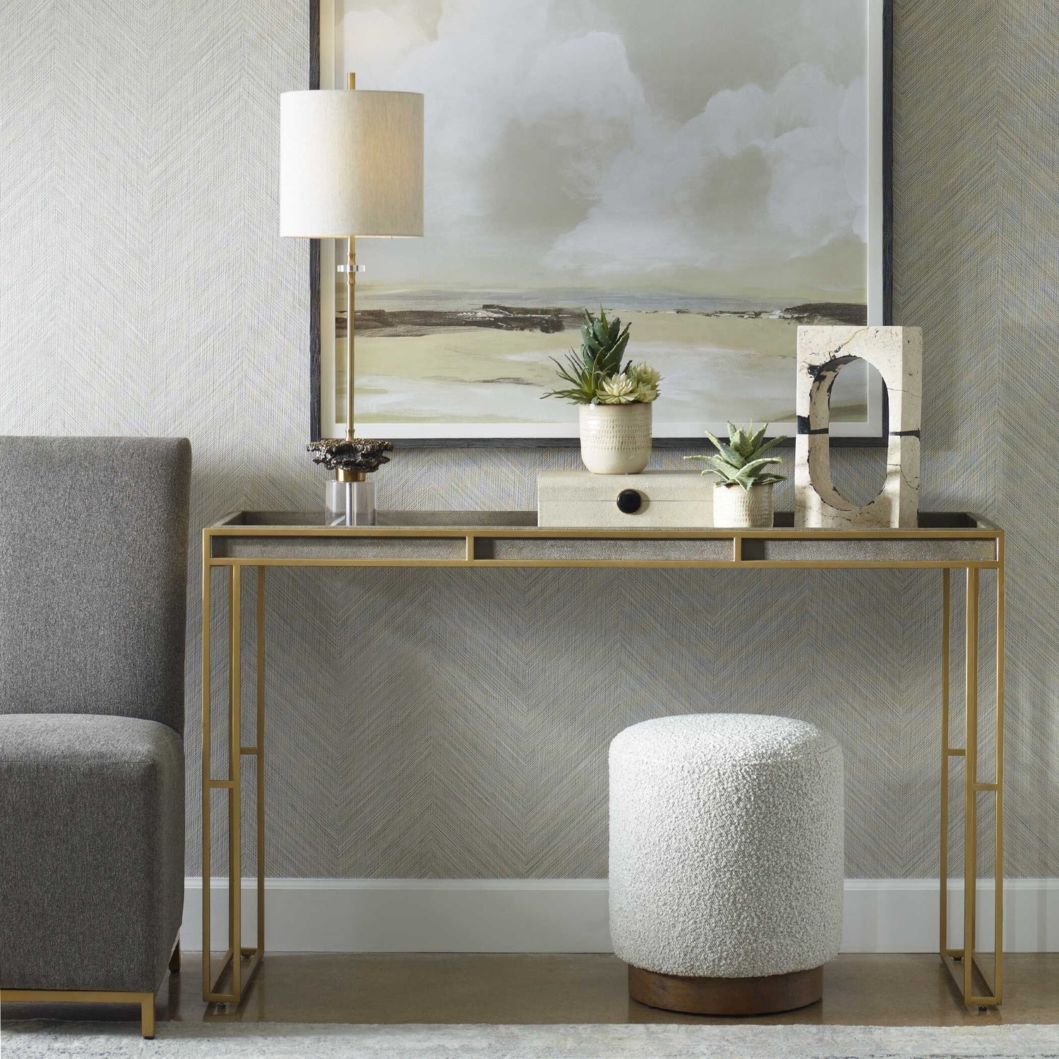 UTTERMOST Cardew Modern Console Table - Consoles