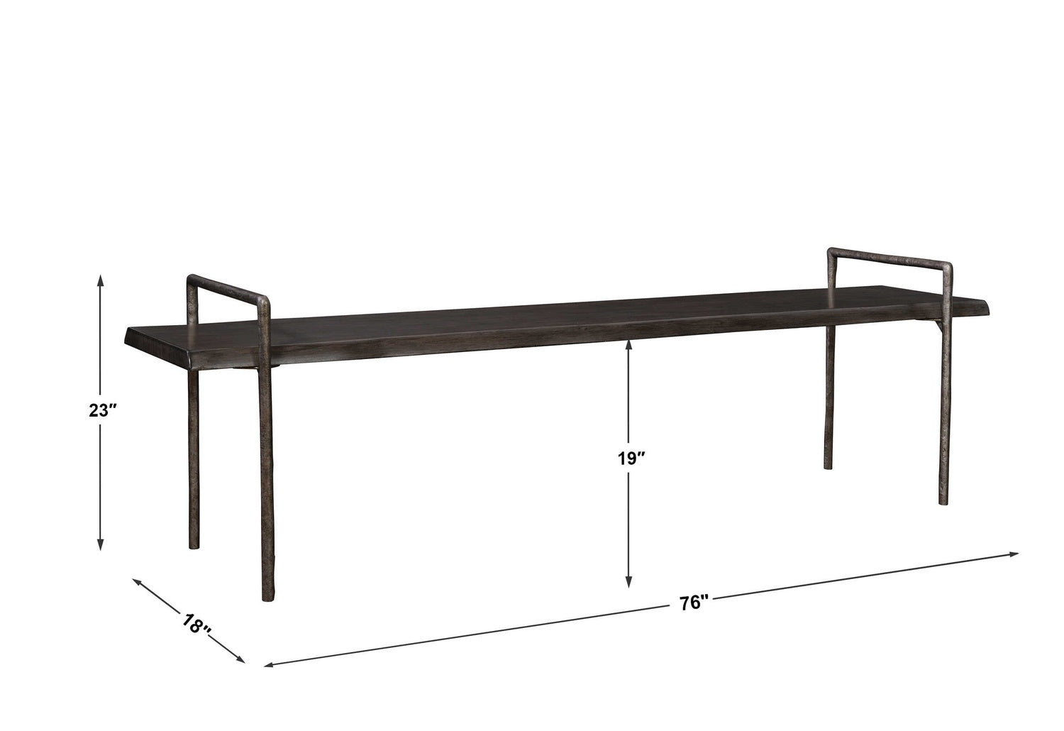 UTTERMOST CHANDOS BENCH - Benches, Ottoman, Stools
