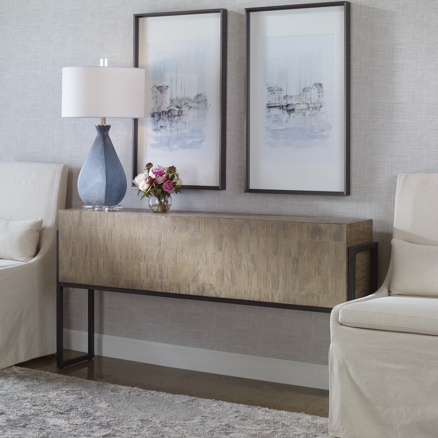 UTTERMOST Nevis Contemporary Console Table - Consoles
