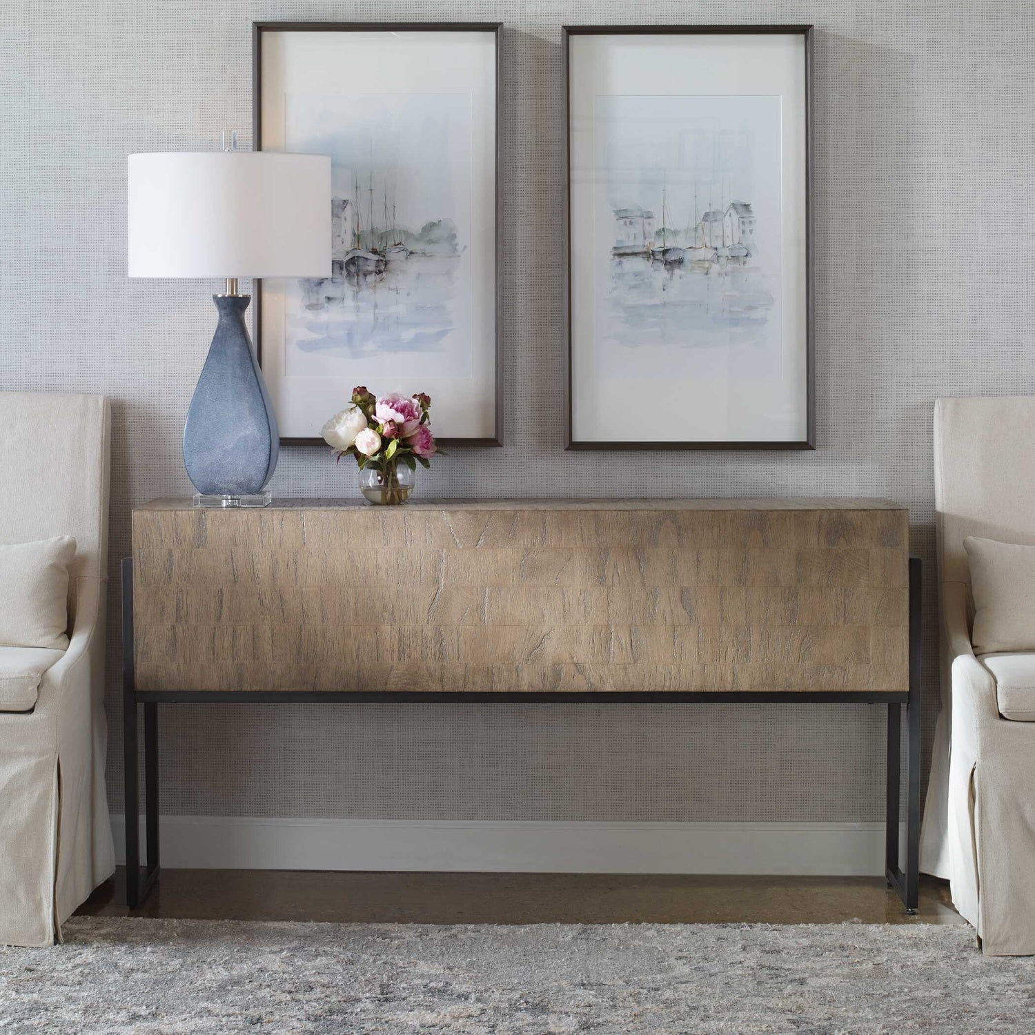 UTTERMOST Nevis Contemporary Console Table - Consoles