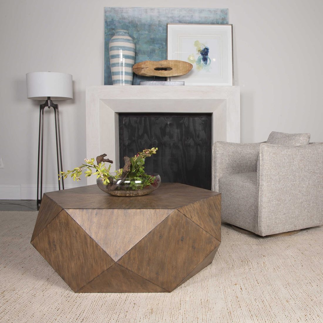 UTTERMOST Volker Honey Coffee Table - Coffee