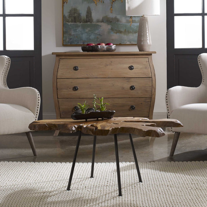 UTTERMOST KRAVITZ ACCENT TABLE - Side
