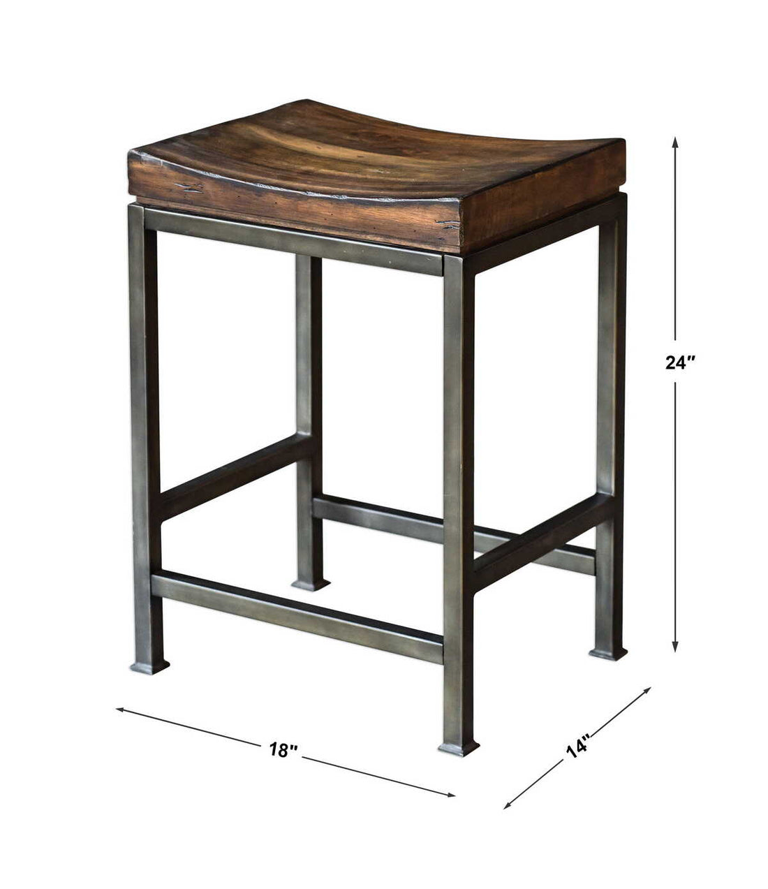 UTTERMOST Beck Counter Stool - Benches, Ottoman, Stools