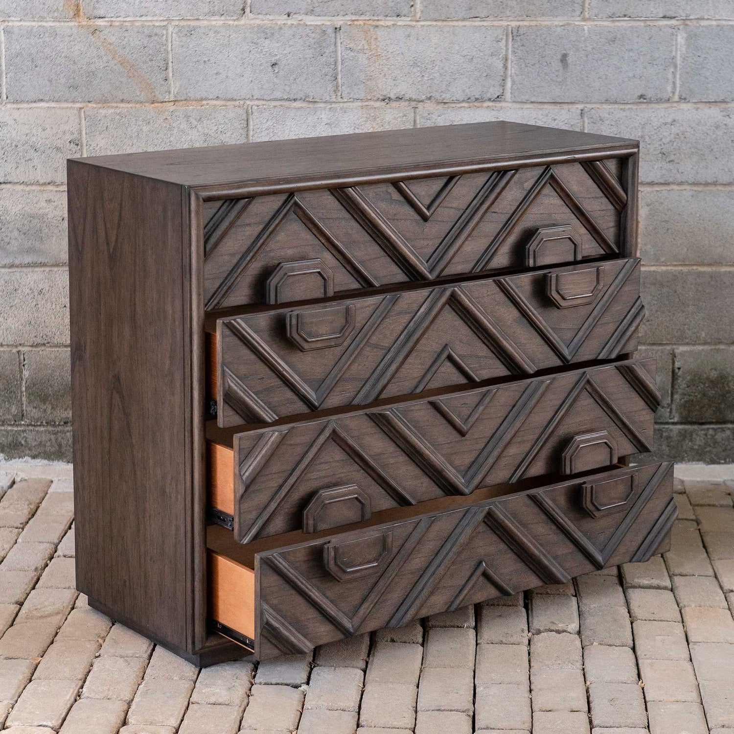 UTTERMOST MINDRA DRAWER CHEST - Benches, Ottoman, Stools