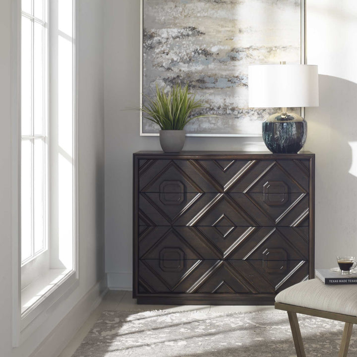 UTTERMOST MINDRA DRAWER CHEST - Benches, Ottoman, Stools