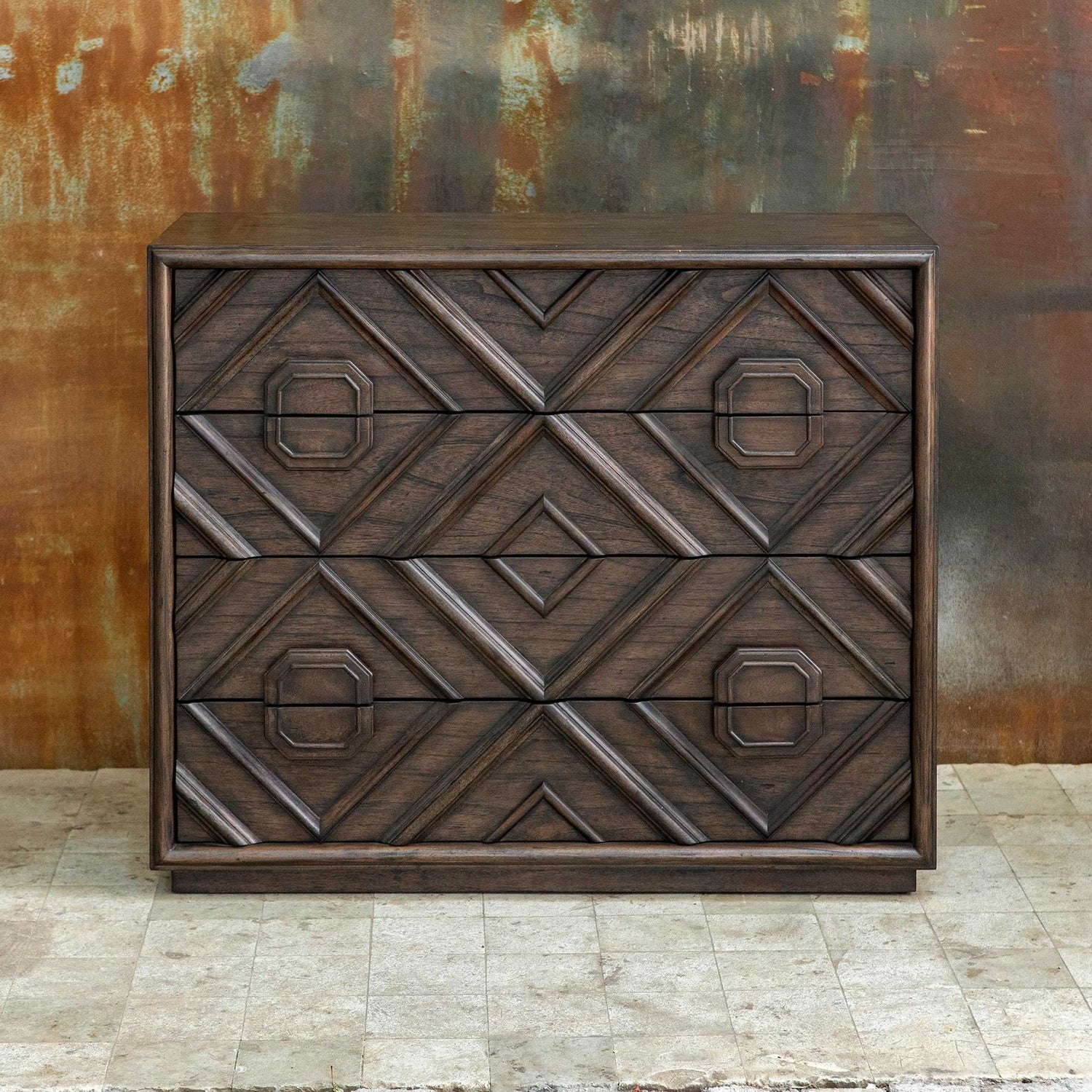 UTTERMOST MINDRA DRAWER CHEST - Benches, Ottoman, Stools