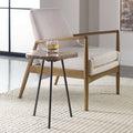UTTERMOST MIRCEA PETRIFIED ACCENT TABLE - Side