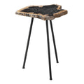 UTTERMOST Mircea Petrified Accent Table - Side