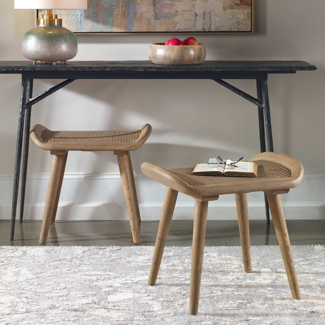 UTTERMOST Arne Scandinavian Bench - Benches, Ottoman, Stools