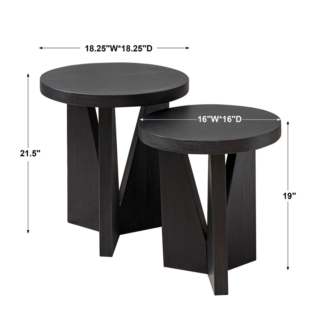 UTTERMOST NADETTE NESTING TABLES - Side