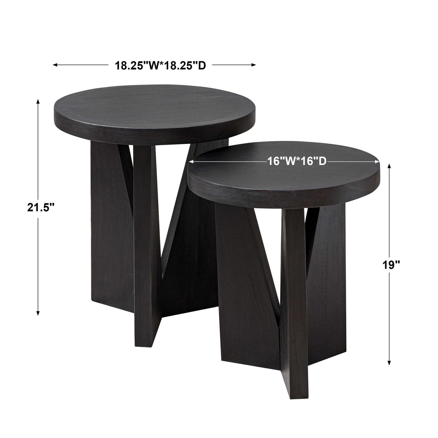 UTTERMOST NADETTE NESTING TABLES - Side