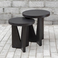 UTTERMOST Nadette Nesting Tables Set Of 2 - Side