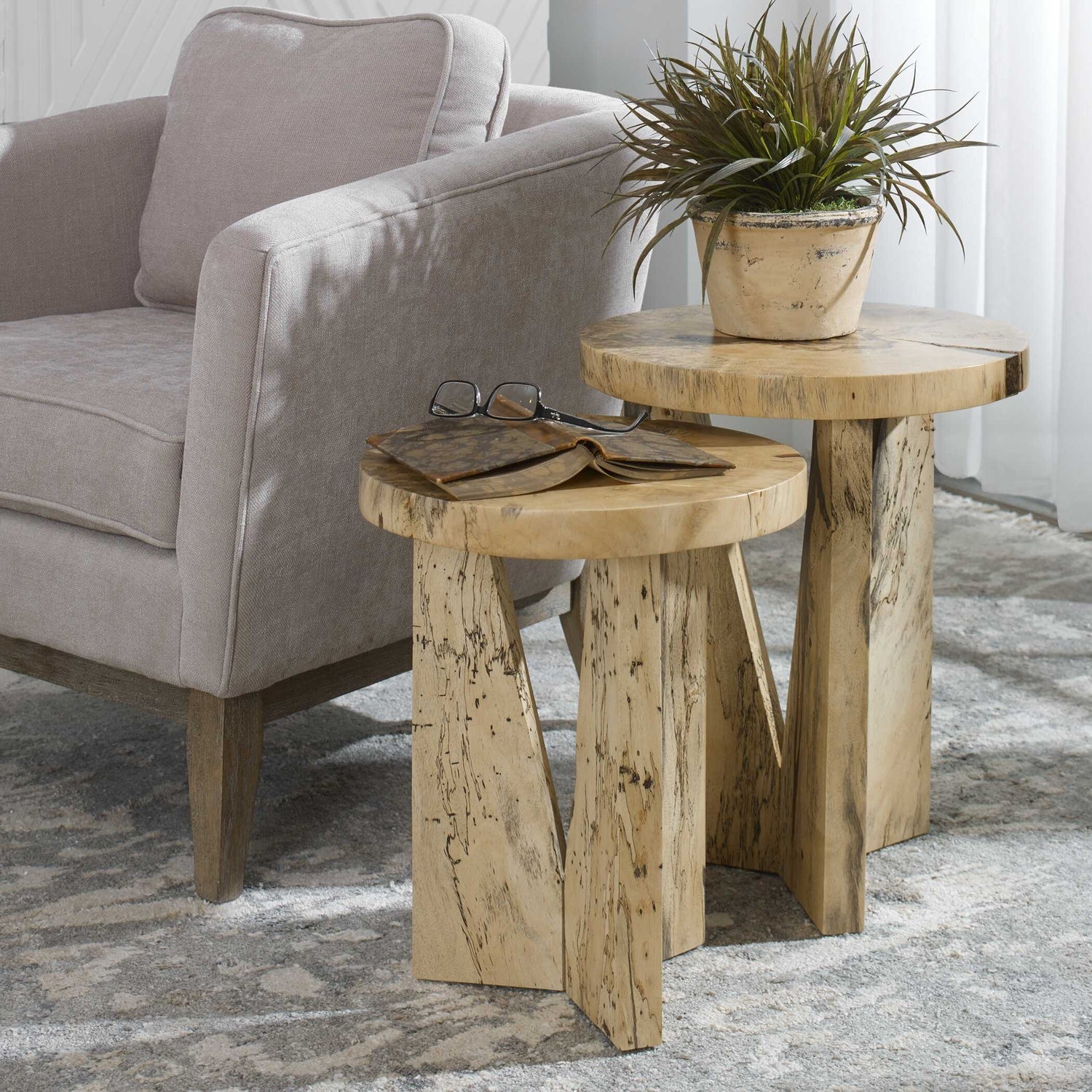 UTTERMOST NADETTE NESTING TABLES - Side
