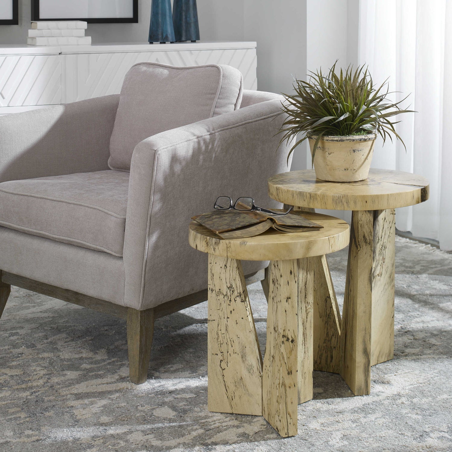 UTTERMOST NADETTE NESTING TABLES - Side