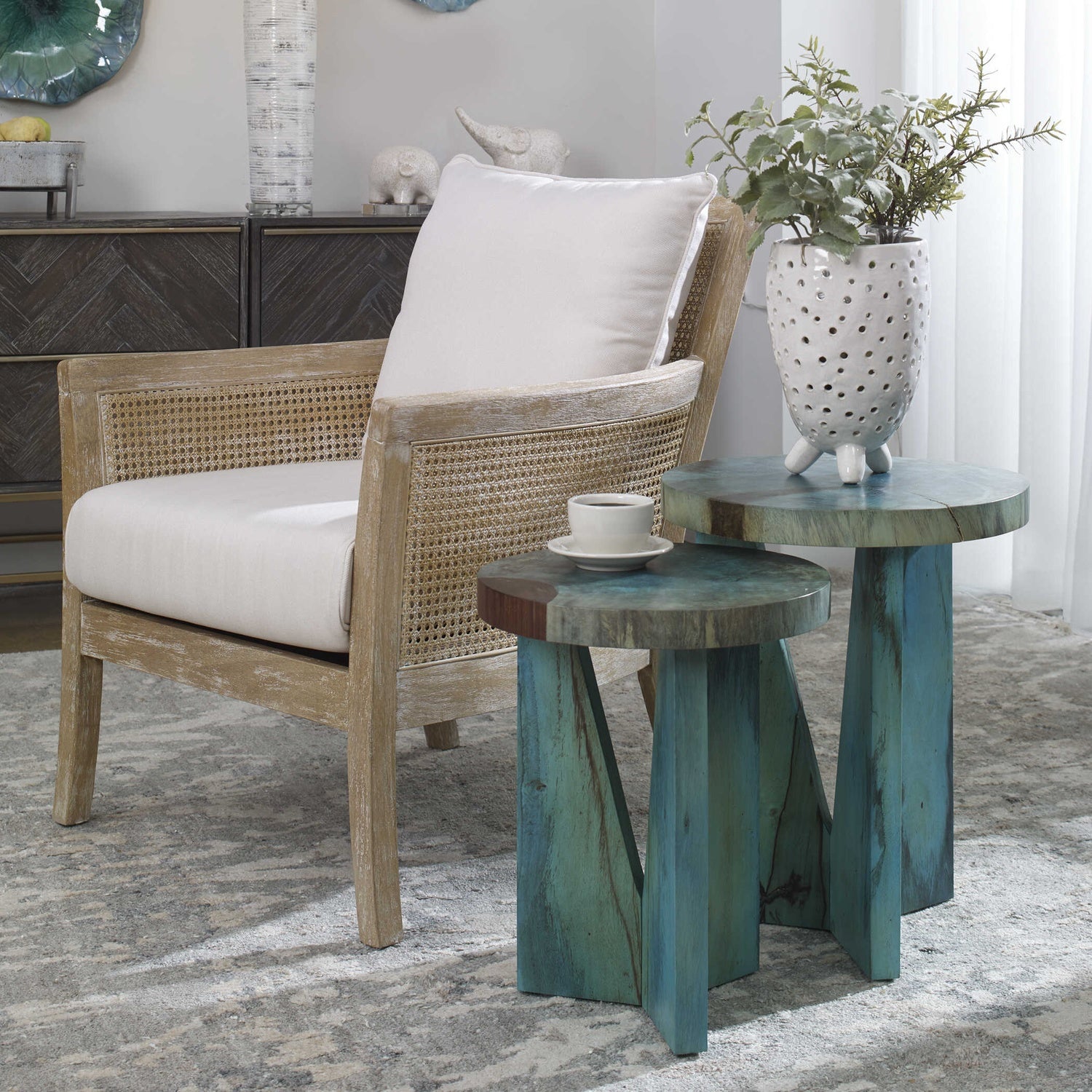UTTERMOST NADETTE NESTING TABLES - Side