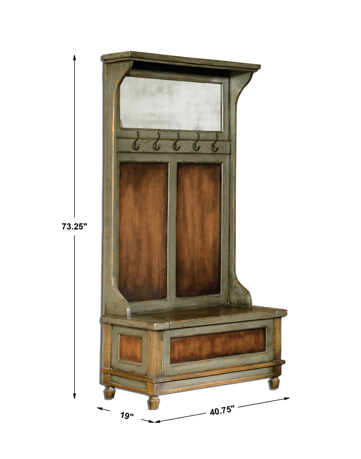 UTTERMOST Riyo Hall Tree - Decorative Accents