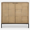 UTTERMOST LORENZO GEOMETRIC 2 DOOR CABINET - Cabinets & Bar
