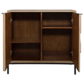 UTTERMOST LORENZO GEOMETRIC 2 DOOR CABINET - Cabinets & Bar