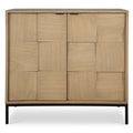 UTTERMOST, Lorenzo Geometric 2 Door Cabinet, CABINETS & BARS