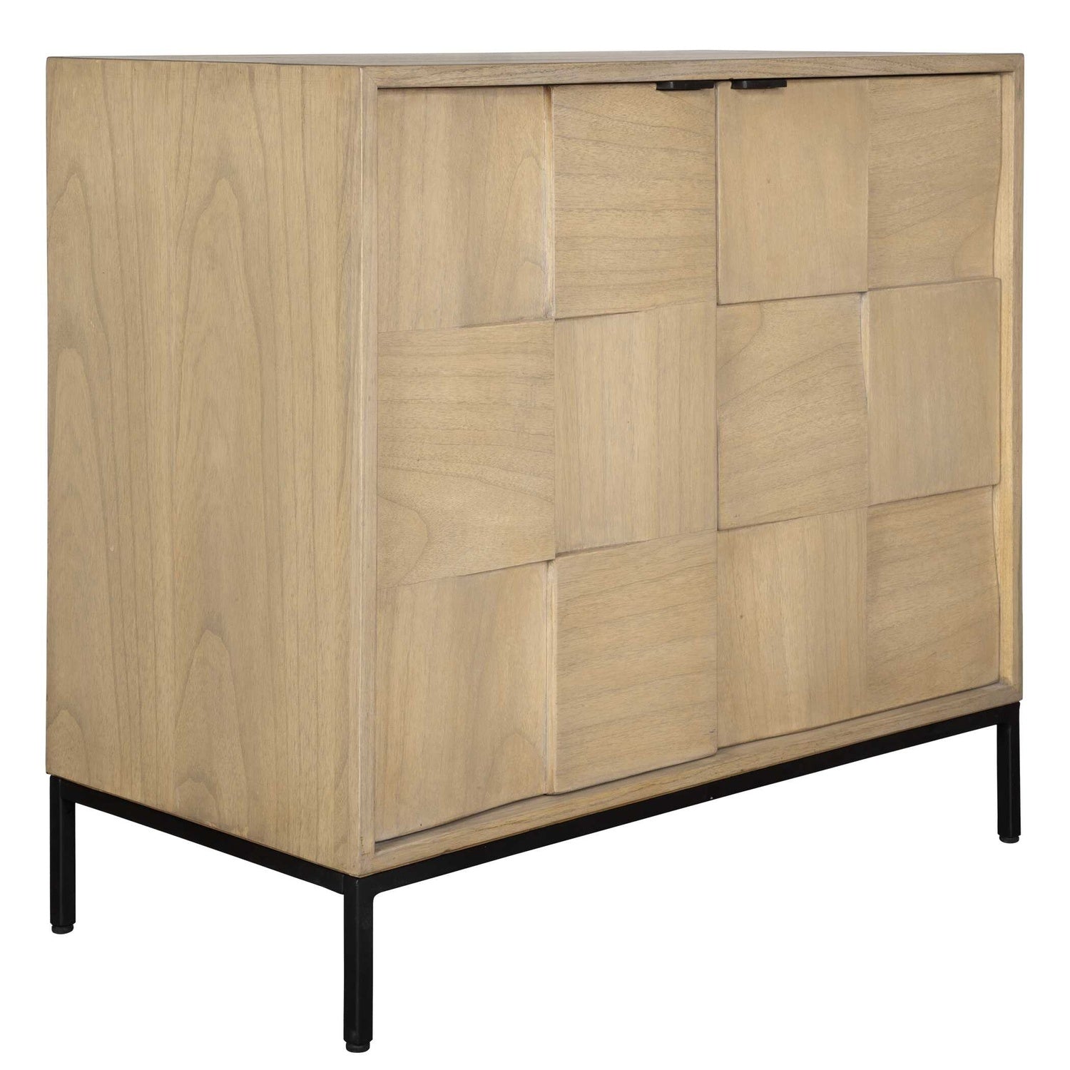 UTTERMOST LORENZO GEOMETRIC 2 DOOR CABINET - Cabinets & Bar