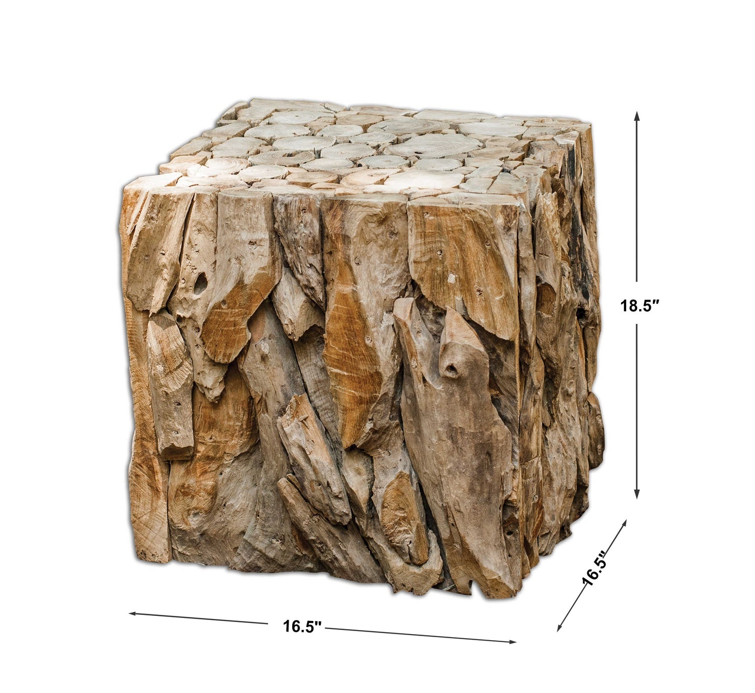 UTTERMOST Root Bunching Cube - Decorative Accents