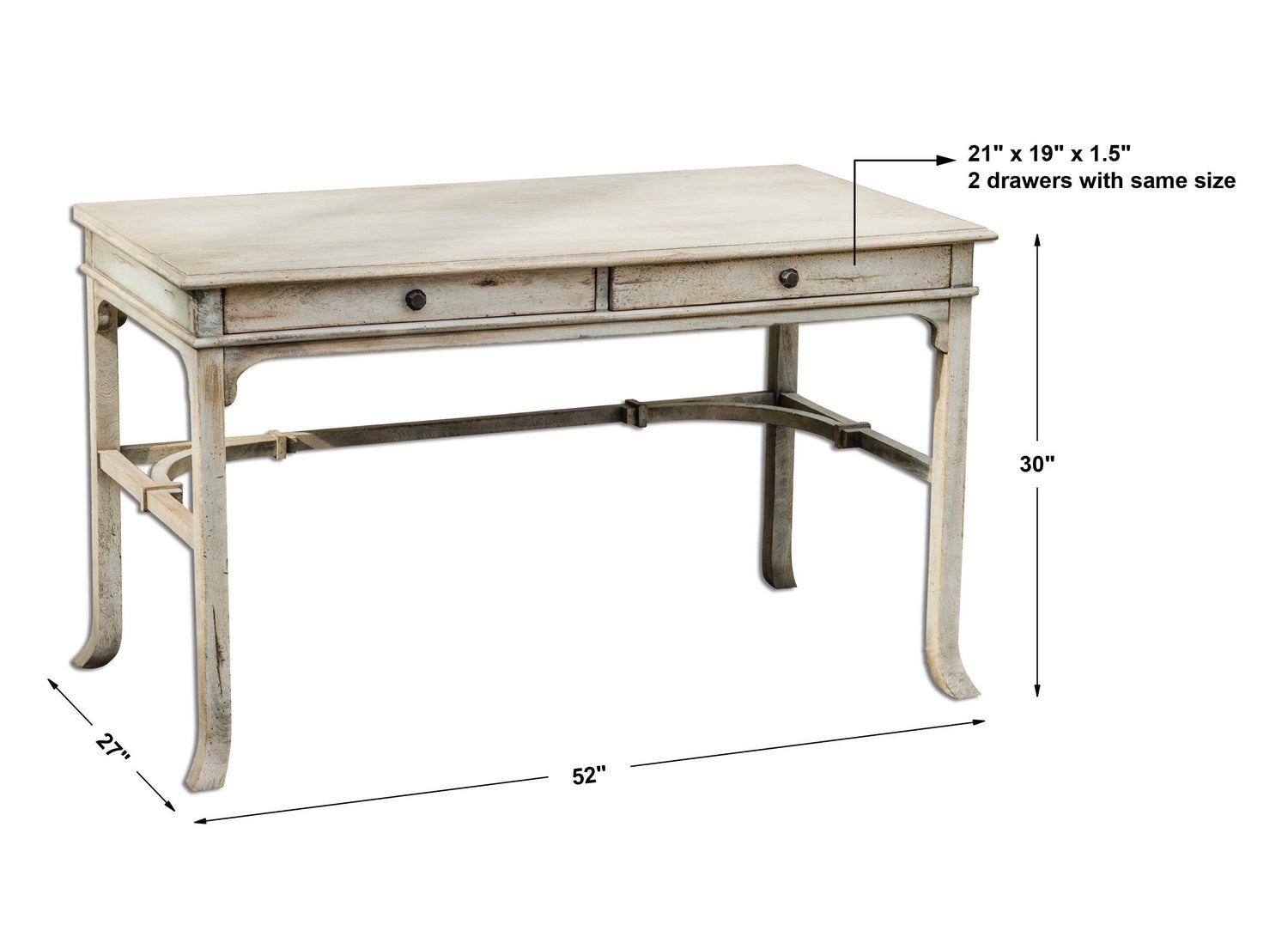 UTTERMOST BRIDGELY AGED WRITING DESK - Desks